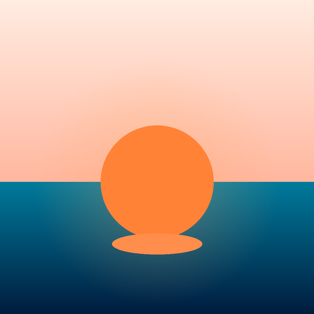Hallo Sunset Icon